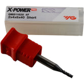 NEW YG-1 GM811020 X-Power 2mm Carbide End Mill 4 Flute Short TiAlN