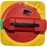 Allen-Bradley 194R-HS4E Disconnect Switch Handle Red Yellow Defeater