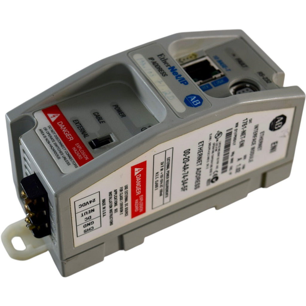 Micrologix Interface Allen-Bradley 1761-NET-ENI Ethernet Interface Module SLC 500 MicroLogi ...