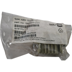 NEW Harting 09210153101 Han 15D BU C Female Crimp Connector Insert 10A 250V