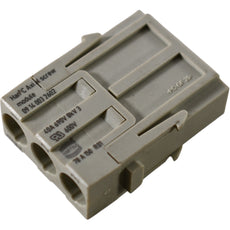 NEW Harting 09140032602 Han Modular Male Connector Insert 3 Position 40A 690V