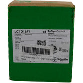 NEW Schneider LC1D18F7 TeSys Control Contactor 3P 18A 110V Coil