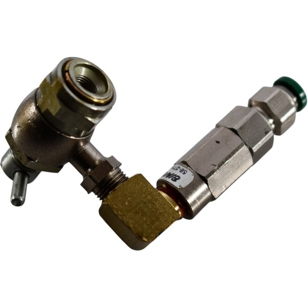 NEW Bimba 58-2754 Strut Service Valve Adapter Aircraft Nitrogen Cart T ...