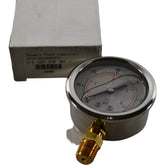 NEW Dynamic Fluid Components CF1P-004A 60 PSI 2.5'' Glycerine Filled Pressure Gauge