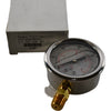 NEW Dynamic Fluid Components CF1P-004A 60 PSI 2.5'' Glycerine Filled Pressure Gauge