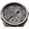 NEW Dynamic Fluid Components CF1P-210A 3000PSI 2.5'' Glycerine Filled Pressure Gauge