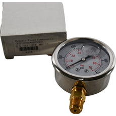 NEW Dynamic Fluid Components CF1P-070A 1000 PSI 2.5'' Glycerine Filled Gauge