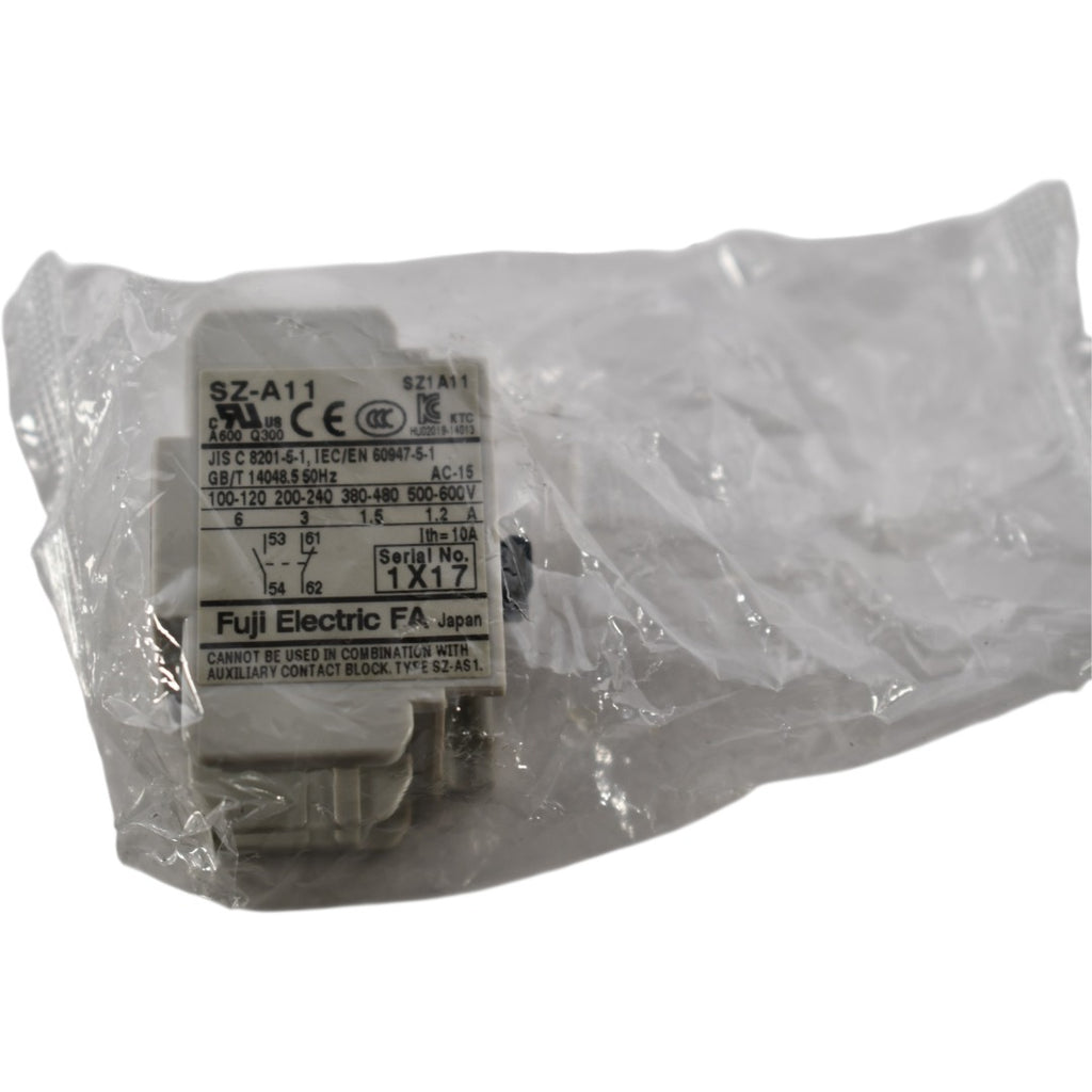 NEW Fuji SZ-A11 Auxiliary Contact Block 1NO 1NC Front Mount SC Series ...