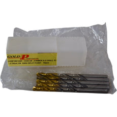 NEW YG1 D2GP186109K GoldP HSSCo8 I Jobber Drill 5pcs ANSI