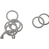 NEW Pack 9 Haas Z269A0701601 PTFE Back-Up Ring .07in CS x .16in ID Seal Gasket