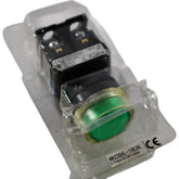 NEW Fuji Electric AR22G4L-10E3G Illuminated Pushbutton 22mm Green LED Momentary 24V