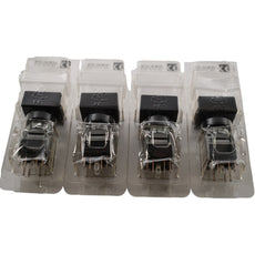 NEW Lot of 4 Fuji Electric AH165-2SFLW22E3 Illuminated Pushbutton Switch 24V