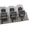 NEW Lot of 4 Fuji Electric AH165-2SFLW22E3 Illuminated Pushbutton Switch 24V