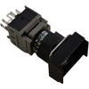 Fuji Electric AH165-TL5 Rectangular Illuminated Pushbutton Switch No Lens