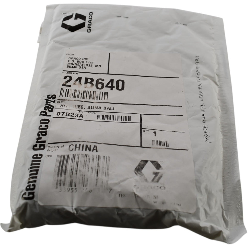 24b640 NEW Graco 24B640 Check Ball Kit BunaN Nitrile Husky 1050 AODD Pump – VB ...