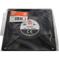 NEW RS Pro 26940005 AC Axial Fan 230V 120mm 47 inch 85CFM Terminals