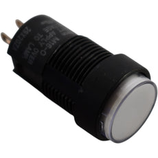 NEW Omron M16-0 Indicator Light Lamp Socket Unit Snap-in Mount Solder Lug White