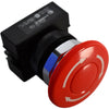 NEW IDEC AVW420-R Emergency Stop E-Stop Push Lock Turn Release 2NO Red 22mm