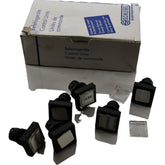 Lot of 6 Schlegel QXD 519896 Quarteron Contact Block 16mm Square Pushbutton