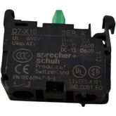 NEW Sprecher Schuh D7-X10 Contact Block 1NO 10A 690V Front Mount Screw Terminal