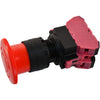 NEW Idec HW1B-V4F02-R 22mm Red Mushroom Emergency Stop Push Button Switch 2NC