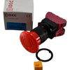 NEW Idec HW1B-V4F02-R 22mm Red Mushroom Emergency Stop Push Button Switch 2NC