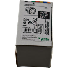 NEW Schneider Electric ZB4BW333 22mm Green Illuminated Flush Push Button Head