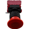 NEW Idec HW1B-V4F02-R 22mm Red Mushroom Emergency Stop Push Button Switch 2NC