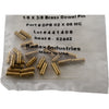 Pack of 25 NEW Radax Brass Dowel Pins 1/8 x 3/8 Inch Precision Ground DPB02x06MC