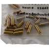 Pack of 25 NEW Radax Brass Dowel Pins 1/8 x 3/8 Inch Precision Ground DPB02x06MC