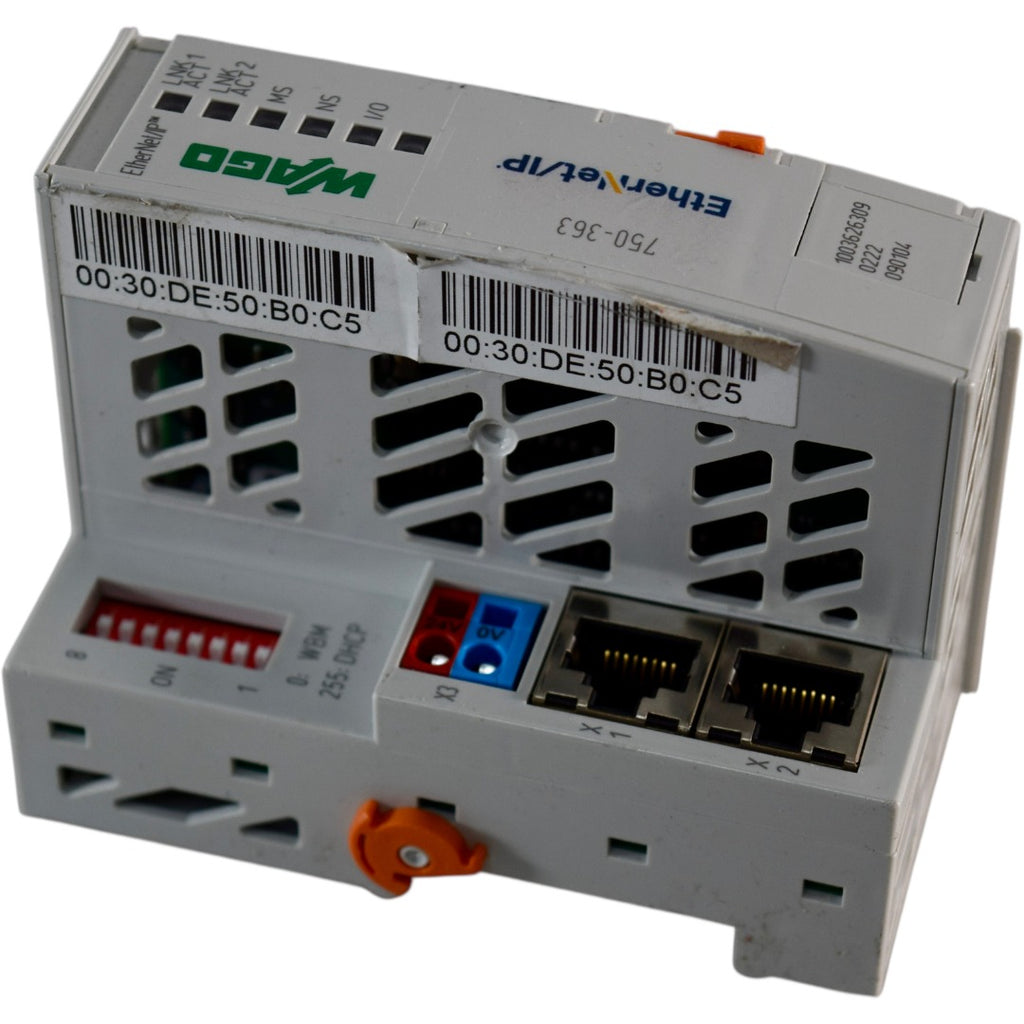 Wago 750-363 Fieldbus Coupler EtherNet IP G4 2ETH ECO – VB Industrial ...