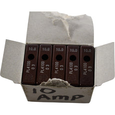NEW Pack of 5 Daito PL4100 10.0 Alarm Fuse 10A 125V Fanuc CNC Replacement
