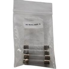 NEW Pack 4 Bussmann AGC-3 Fast Acting Glass Tube Fuse 3A 250V 1/4''x1-1/4''