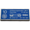 NEW SIBA 530182/1 800mA 500V F 63x32mm Ceramic Fuse Qty 10 Pack