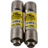 Lot of 2 NEW Bussmann LP-CC-4 4A 600V Class CC Time Delay Fuse