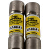 Lot of 2 NEW Bussmann LP-CC-4 4A 600V Class CC Time Delay Fuse