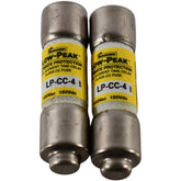 Lot of 2 NEW Bussmann LP-CC-4 4A 600V Class CC Time Delay Fuse