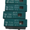 Lot of 5 NEW Daito GP75 7.5A 250V AC/DC Alarm Fuse Plug-In Type