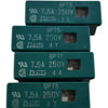 Lot of 4 NEW Daito GP75 7.5A 250V AC/DC Alarm Fuse Plug-In Type