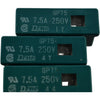 Lot of 4 NEW Daito GP75 7.5A 250V AC/DC Alarm Fuse Plug-In Type