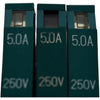 Lot of 3 NEW Daito 32-1234 5A 250V Alarm Fuse Plug-In Type