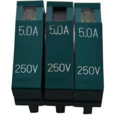 Lot of 3 NEW Daito 32-1234 5A 250V Alarm Fuse Plug-In Type