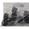 Accurate Products 18W-017J Rubber Tack Bumpers Black 9/16 in H x W PK10 16WC78