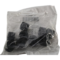 Accurate Products 18W-017J Rubber Tack Bumpers Black 9/16 in H x W PK10 16WC78