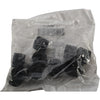 Accurate Products 18W-017J Rubber Tack Bumpers Black 9/16 in H x W PK10 16WC78