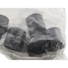 NEW Accurate Products 2098-017J Rubber Button Bumper 1x1in Black PK5