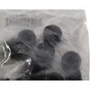 NEW Accurate Products 2089W-007Z Rubber Button Bumper Black 1/4in Diameter PK10