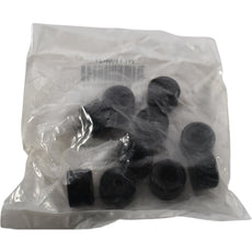 NEW Accurate Products 2089W-007Z Rubber Button Bumper Black 1/4in Diameter PK10