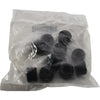 NEW Accurate Products 2089W-007Z Rubber Button Bumper Black 1/4in Diameter PK10