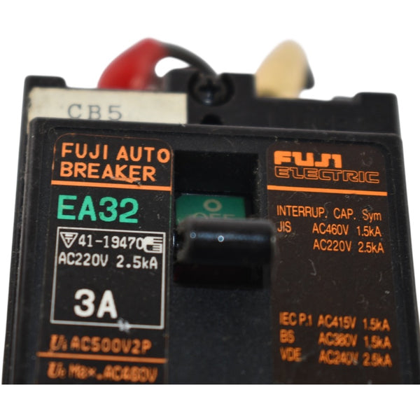 Fuji Electric EA32 3A 2-Pole Auto Circuit Breaker 220V 415V AC – VB ...